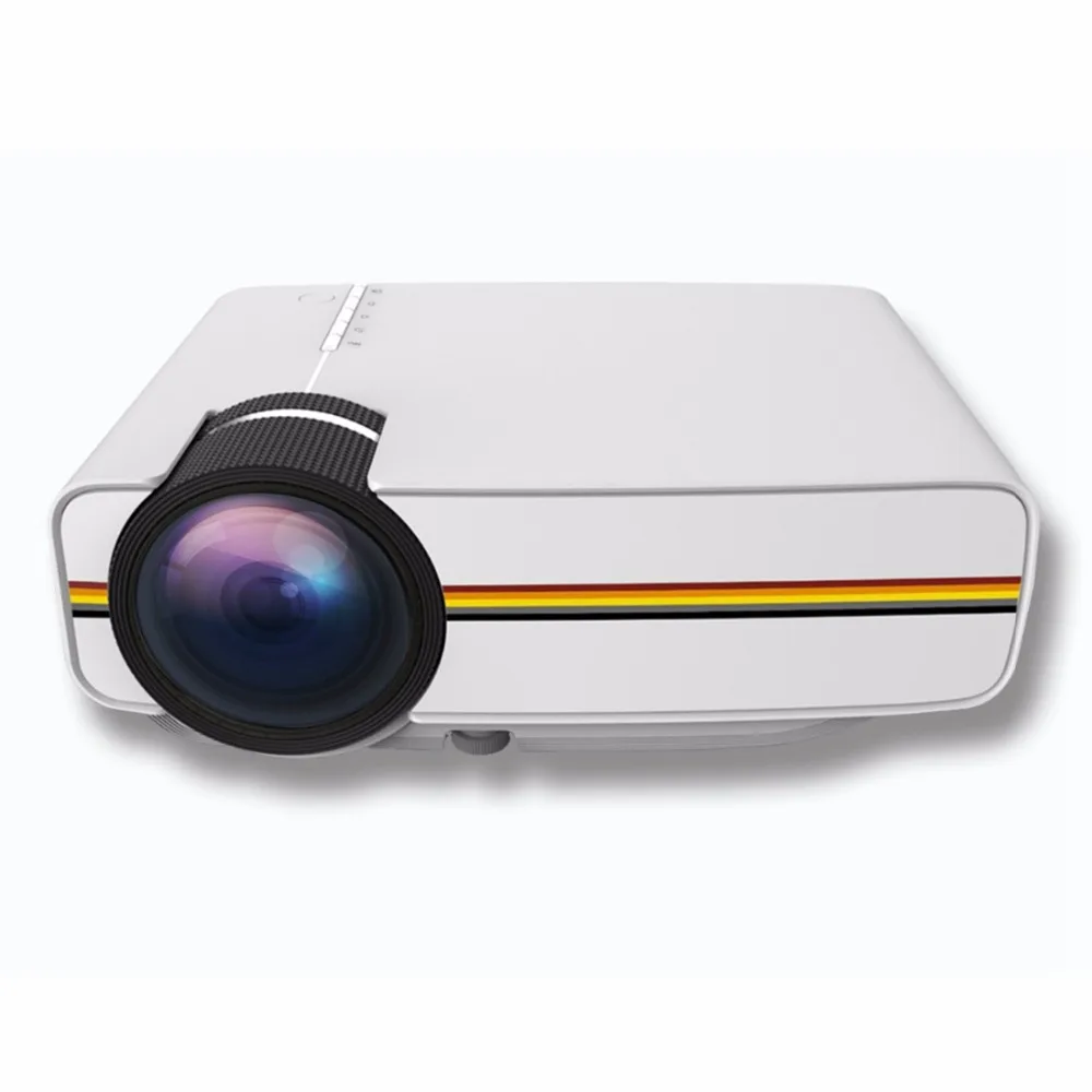 Топ YG400 домашний светодио дный проектор светодиодный портативный мини 1080 P 800x480