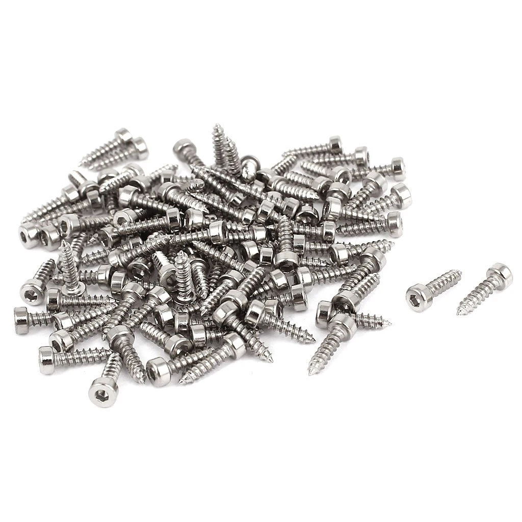 Шестигранная головная головка самонарезающие винты крепежные M2x8mm 100 шт |