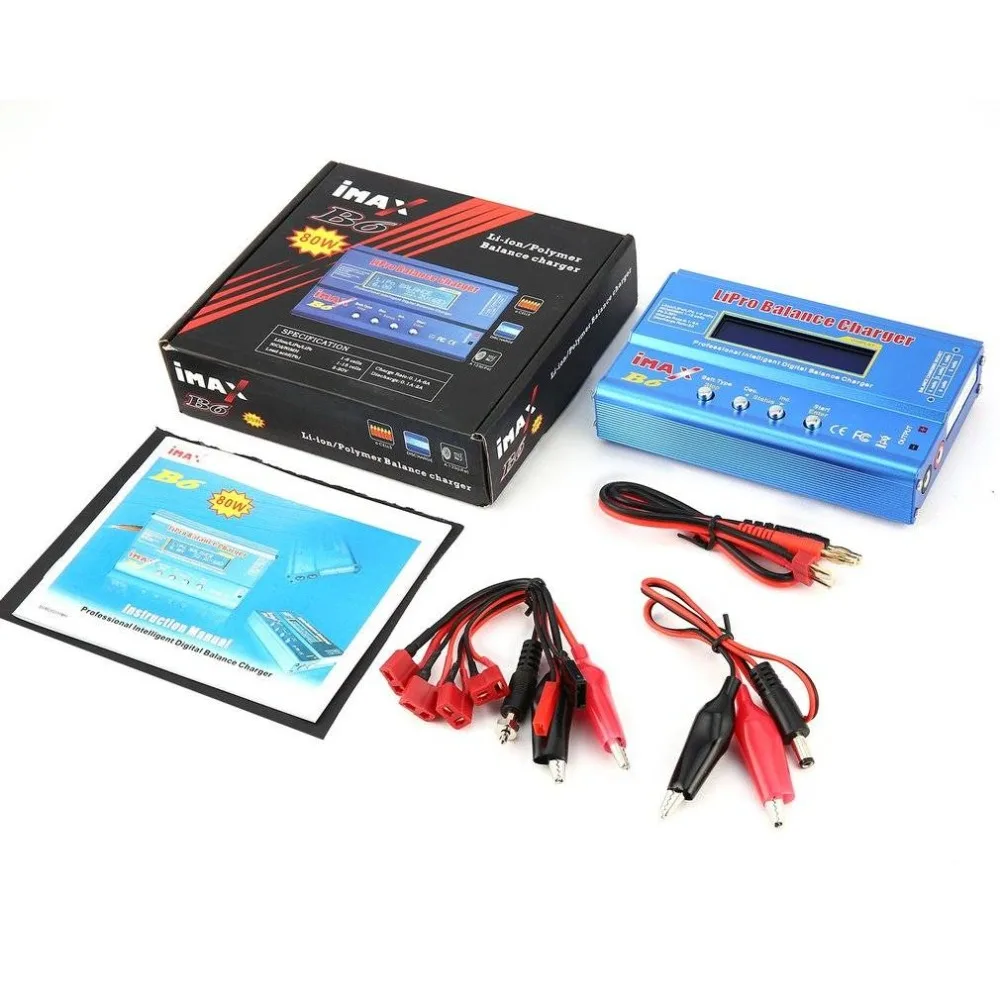 IMAX B6 Lipo NiMh литий-ионный Ni-Cd RC Батарея баланс цифровой Зарядное устройство Dis |