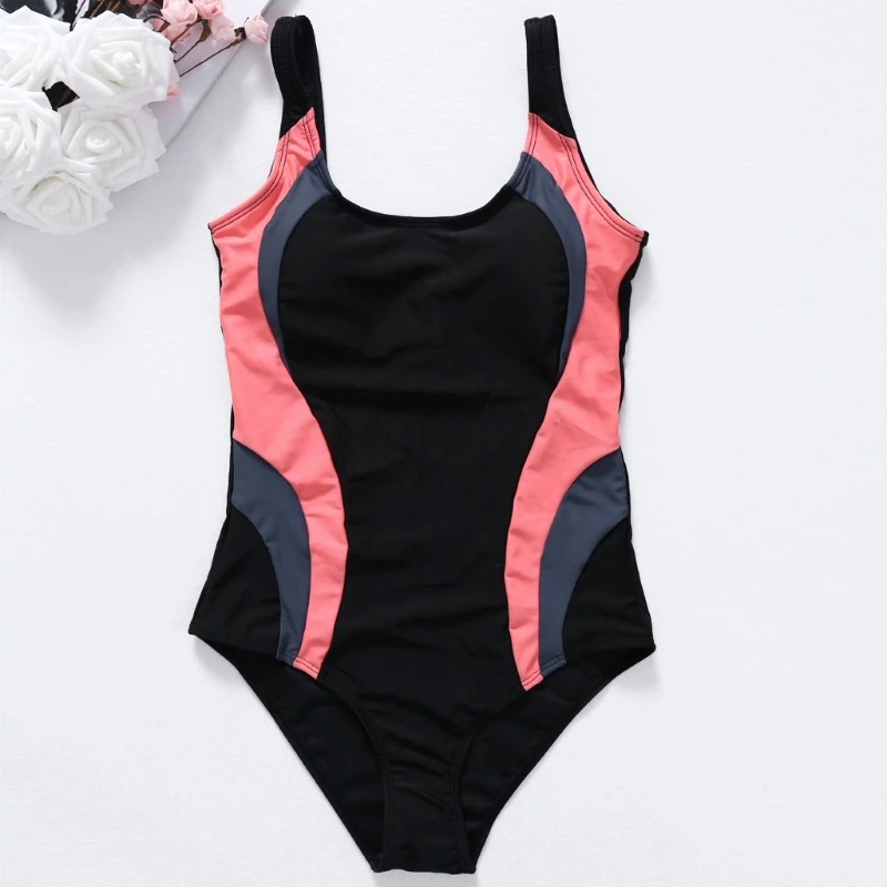 

Women Sexy Push Up Backless Sports Retro Triangle Swimsuit Swimwear UNS-OKLE