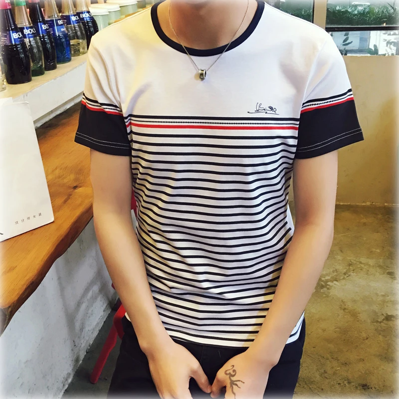 Лето 2017 Мужчины Аниме С Коротким Рукавом Смешные Футболки Хлопок Повседневная