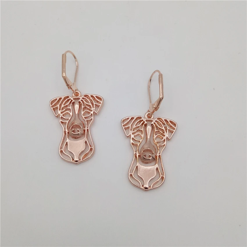 LPHZQH 2017 модные милые серьги из сплава Джек Рассел терьер для женщин девушек
