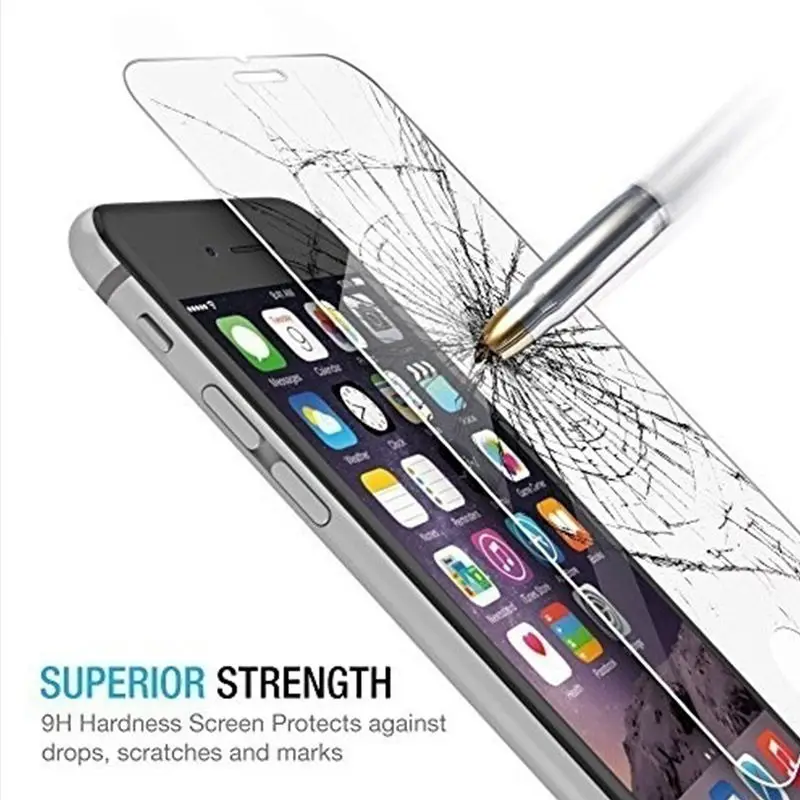 

3pcs Tempered Glass For iPhone 8 7 6 Plus SE Xs MAX Protection Glass For iPhone X 6s 7 8 Xs Xr SE 6 s plus Screen Protector