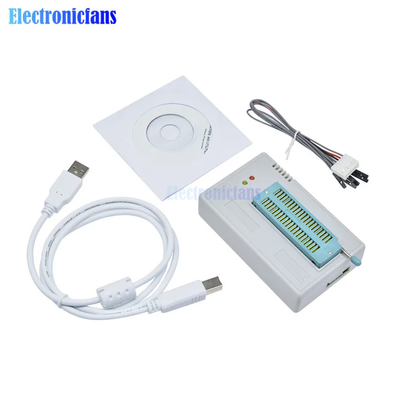 Программатор TL866II Plus EEPROM PIC AVR TL866A TL866CS USB универсальный BIOS nand программатор 24 93 25 mcu