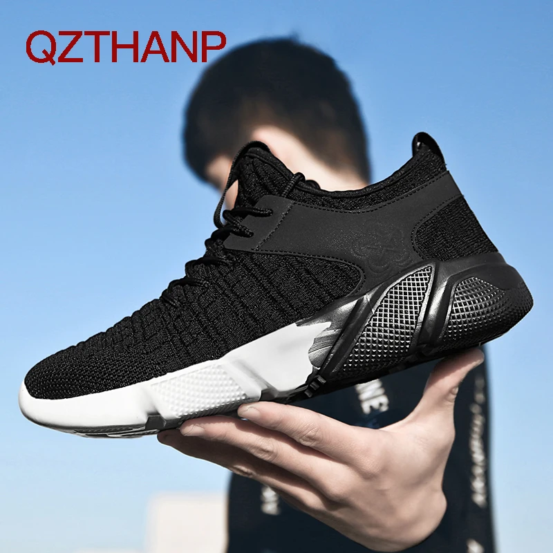 Летняя мужская повседневная обувь Кроссовки Zapatillas Hombre Дышащая тканая из