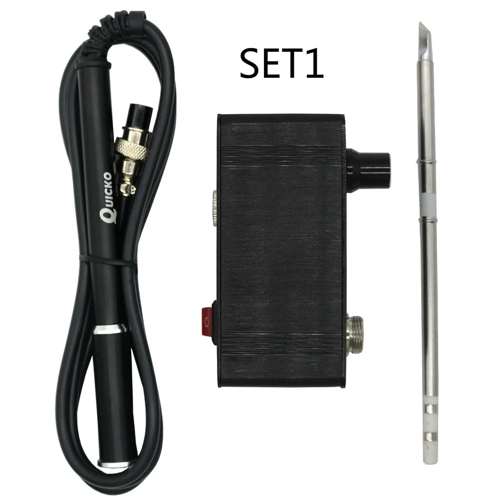 943-Metalhandle Мини T12-943 OLED-STM32 1,3 дюймов цифровой дисплей паяльная станция с DC24V3A US/EU источник питания и металлической ручкой и K наконечником - Цвет: 943-Metalhandle