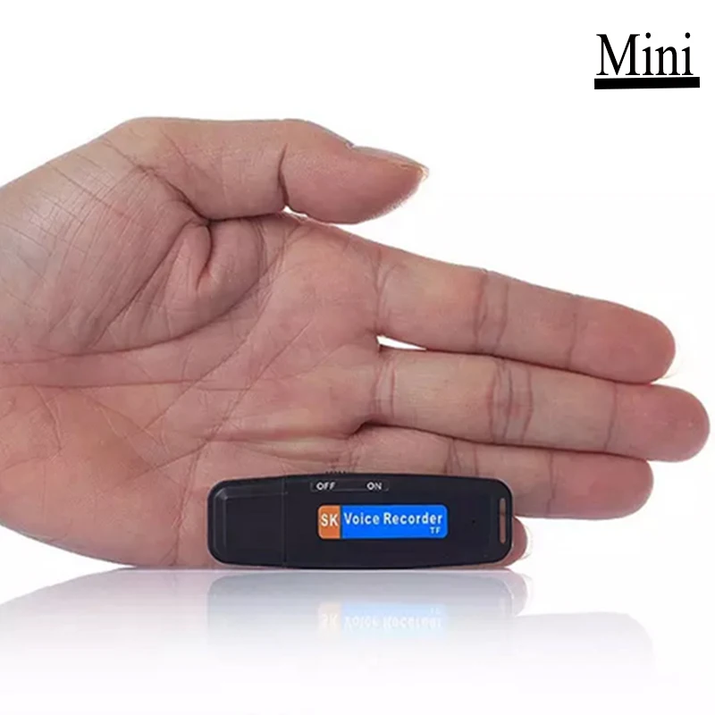 Профессиональный мини цифровой голосовой Регистраторы 8 ГБ usb-драйвера WAV Запись