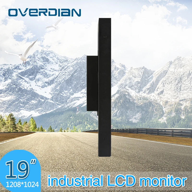 19 дюймов/19 &quotVGA/USB/HDMI интерфейс Промышленный контроль Lcd Сопротивление сенсорный