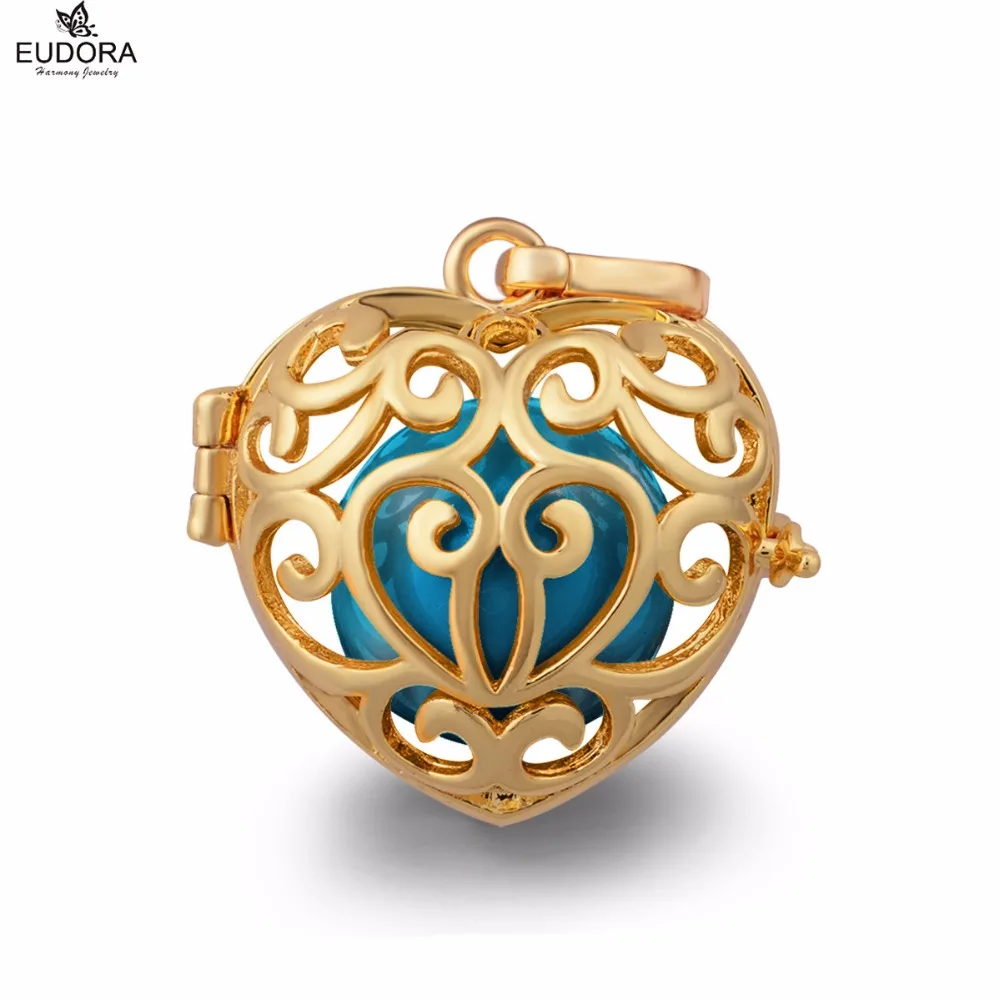 Розничная продажа подвеска в форме сердца золотого цвета гармония искусственная