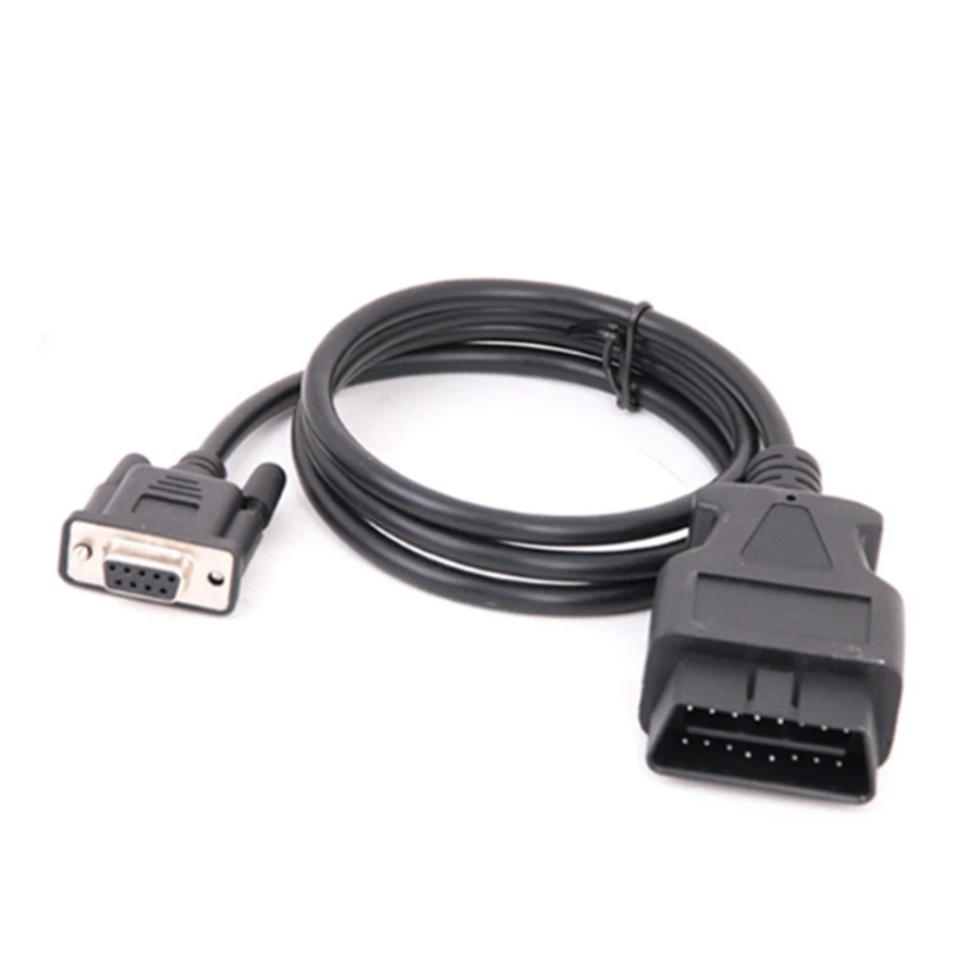 Универсальный OBD 2 16 Pin DB9 RS232 кабель для автомобиля диагностический адаптер сканер автомобиля OBDII Connertor авто автомобиль OBD2 кабель удлинитель
