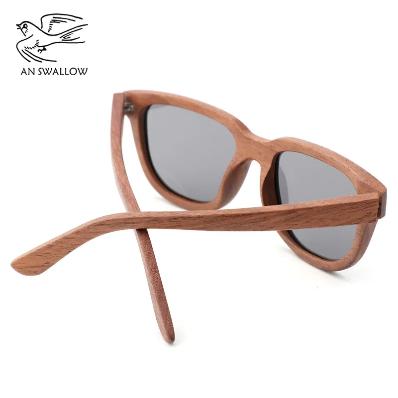 NewBambooand Wood Glasses Black Walnut Retro SunglassesCoated TAC Lens UV400 Anti-ultraviolet Polarization Men's Sunglasses |