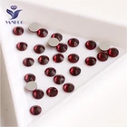 Камни из темного стекла YANRUO 2028NoHF, все размеры, стразы для украшения ногтей без фиксации