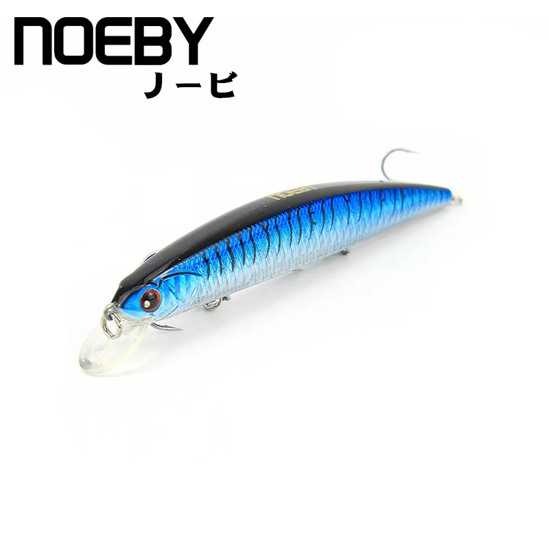 NOEBY 1 шт. рыболовная приманка 130 мм/19 г 0 8 м плавающая MINNOW VMC тройные Крючки 3D глаза