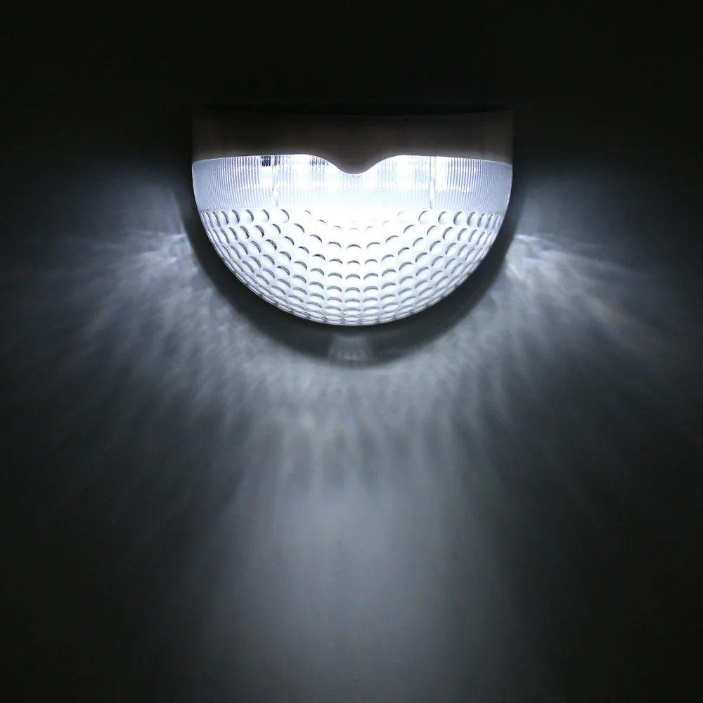 Солнечный светодиодный настенный светильник 6 Led датчик света авто вкл/выкл