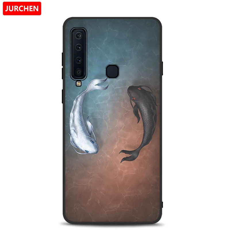 2 Чехол jurchen для samsung Galaxy A9 A920F, задняя крышка, силиконовый милый мультяшный TPU мягкий чехол для samsung A9S A9200, чехол для телефона - Цвет: 2
