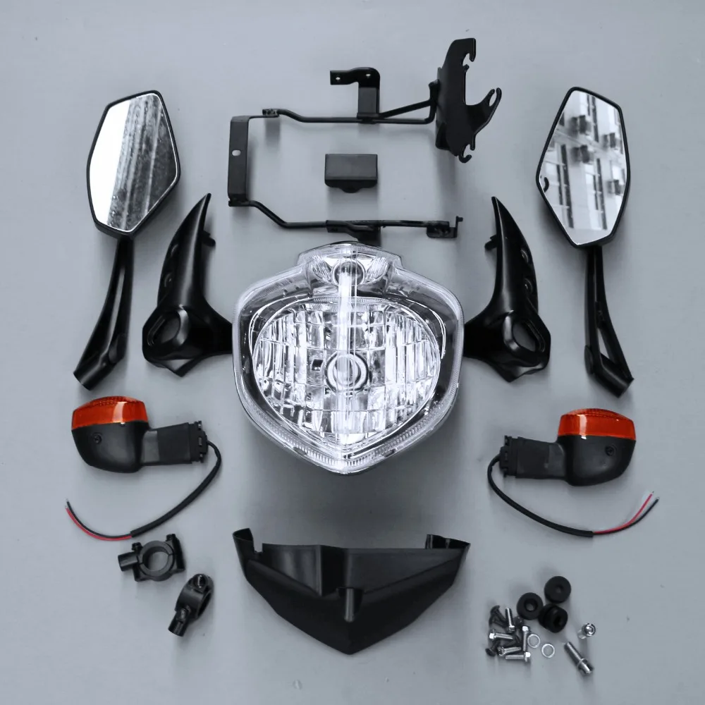 Подходит для FZ6 FZ6N FZ6S 2007 2010 08 09 светодиодный светильник Монтажная скоба зеркало