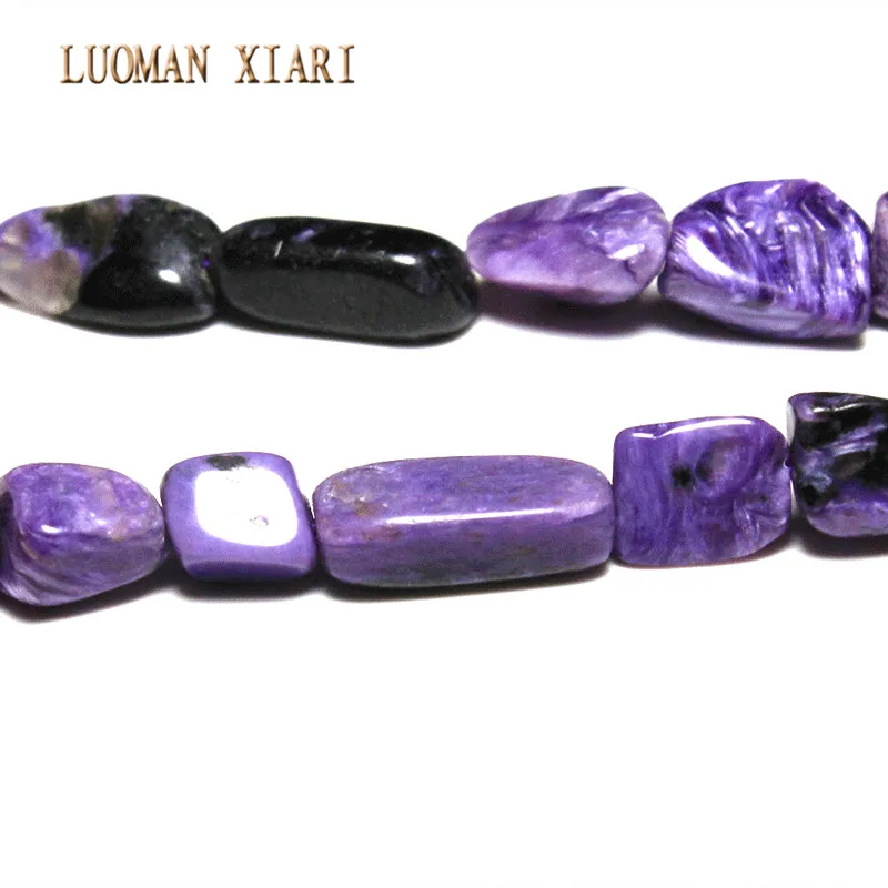 Бусины Из Натурального фиолетового камня 6 9 мм 15 дюймов|purple stone beads|stone beadsbeads for jewelry