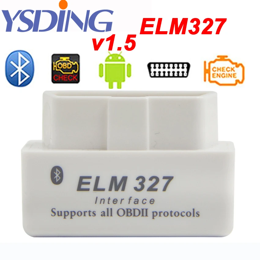 Топ-Номинальная PIC18F25K80 чип V1.5 супер мини ELM327 Bluetooth OBDII/OBD2 Беспроводной CANBUS