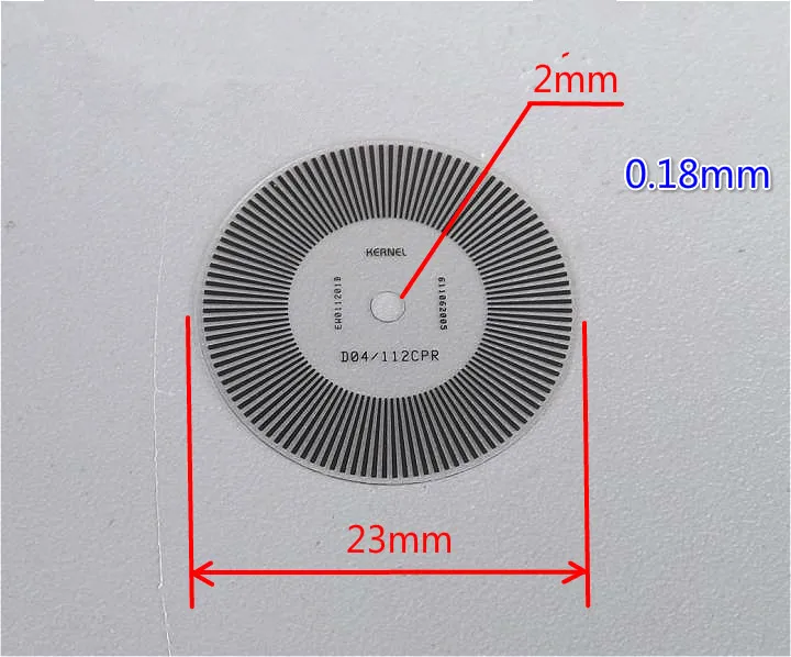 1pcs 112 grid speed encoder photoelectric plastic disc intelligent car motor | Parts &amp Accs