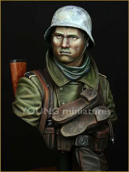 

1/10 Infantry Russian Front WWII, Resin Figure Bust GK, Military theme of World War II, Uncoated No colour
