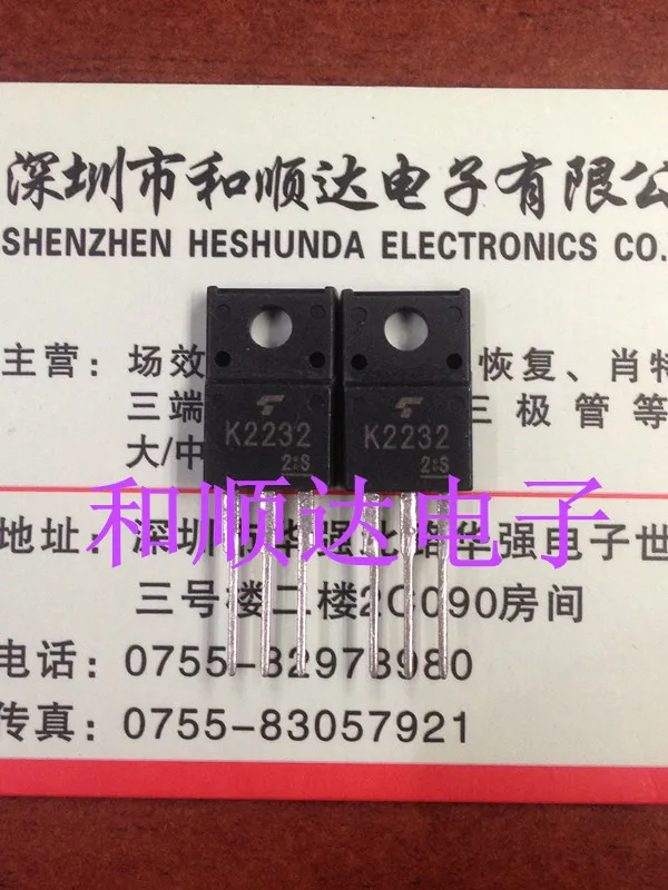 

5 шт/2SK2232 k2232 to220f TO-220F