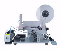 semi automatic flat surface labeling machine desktop self sticker labler machinery