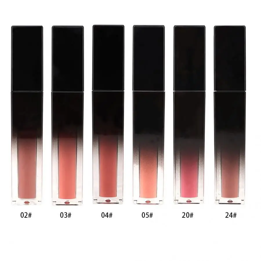 Lip Makeup Six Colors Long Lasting Matte Gloss Moisturizing Liquid Lipstick Nourishing 5.7ml Moisturizer | Красота и здоровье