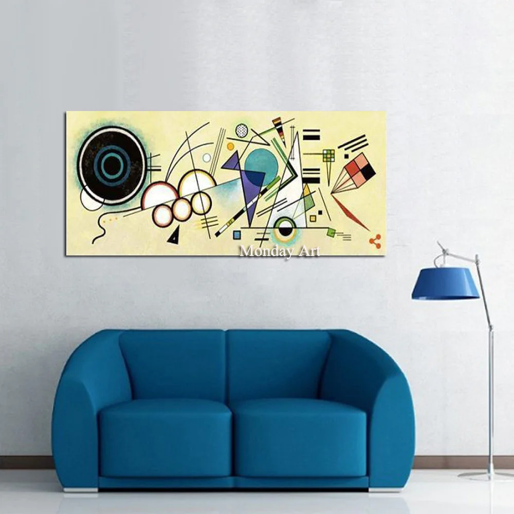 Wassily Kandinsky масляная живопись классическое художественное полотно настенный