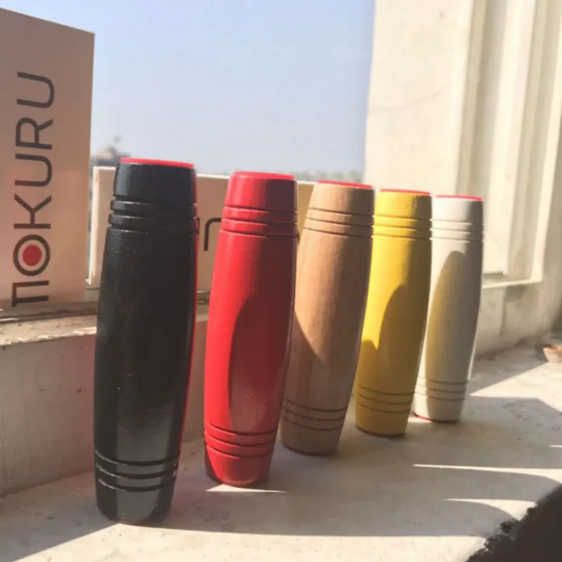 Японские настольные флип игрушки Mokuru Rollver декомпрессионная Удочка из бука