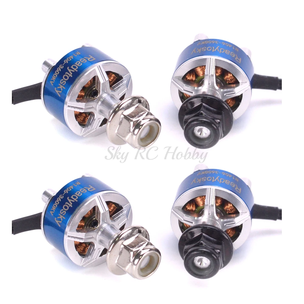 4 шт./лот 1406 3600KV 2 4S CW CCW бесщеточный двигатель для радиоуправляемых моделей