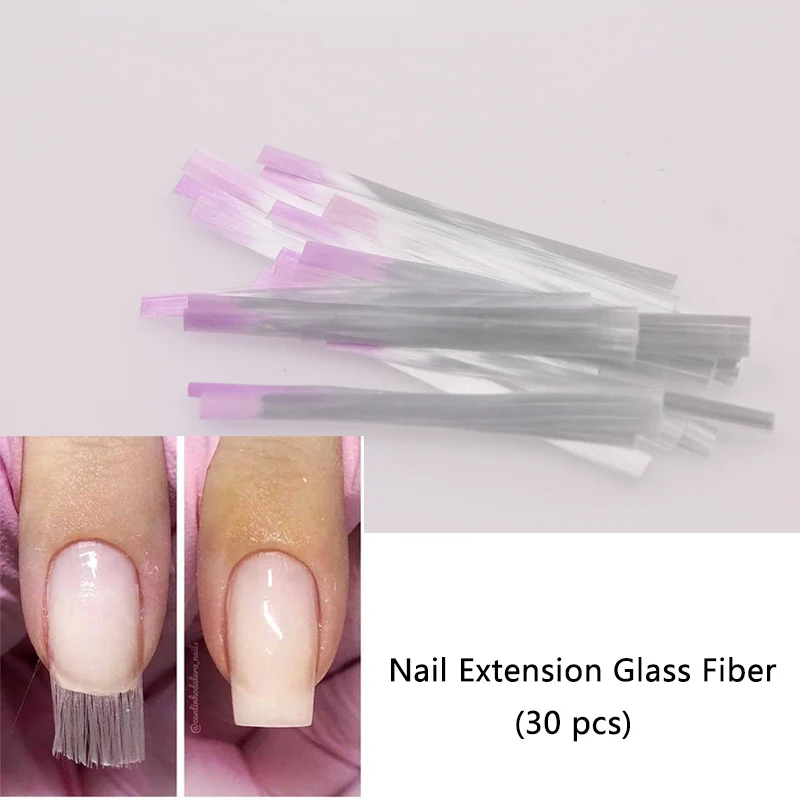 30pcs Гель для наращивания ногтей, 3 цвета, полигель, строительный гель для пальцев, Удлинительный УФ-Гель-лак, формы для наращивания ногтей, лак для ногтей - Цвет: 30pcs