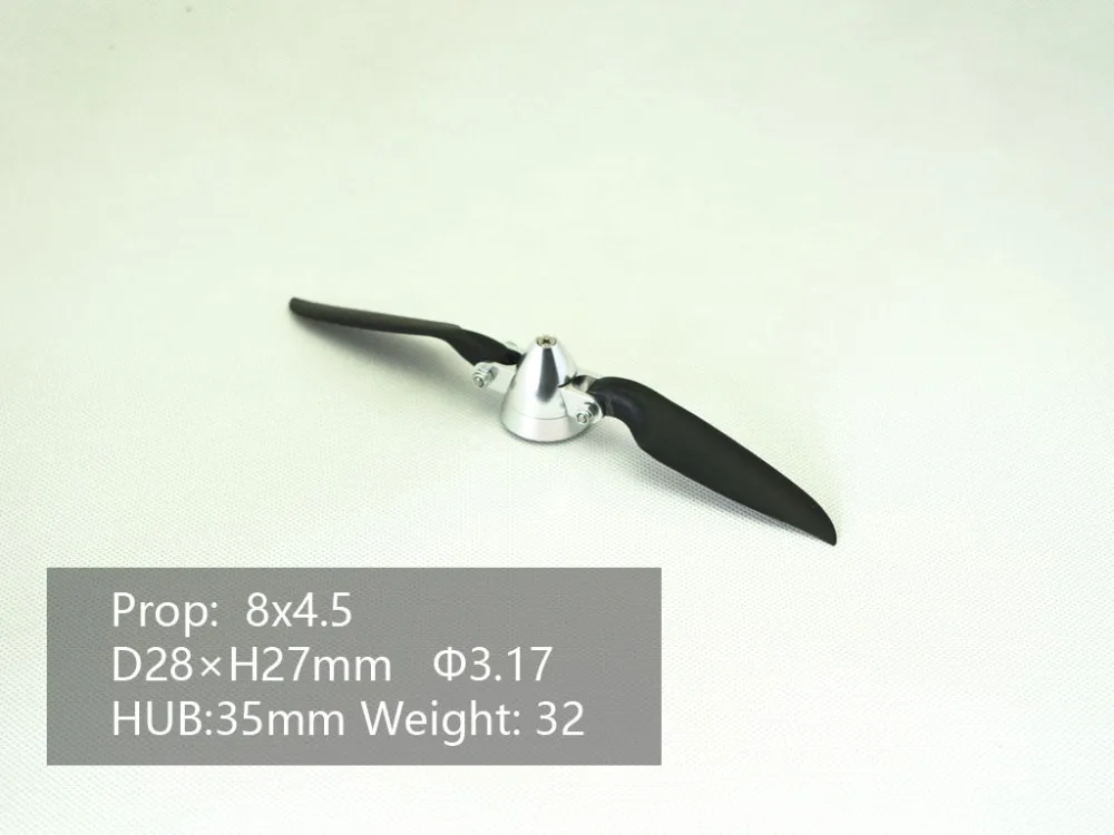 Горячая RC Parts" /7"/" /9"/1" /11"/1" /13"/1" /15" складной пропеллер с ЧПУ Алюминиевый сплав Спиннер для планера самолет