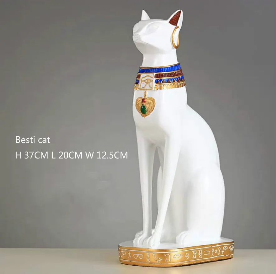 Besti cat Семейные фигурки совы, милые украшения для танцев, домашний декор, креативные изделия в виде животных, аксессуары для домашнего декора, свадебный подарок для влюбленных - Цвет: Besti cat