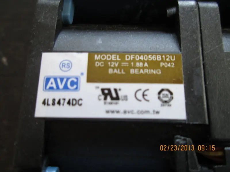 Вентилятор охлаждения для AVC сервера DL160G5 DL120G5 DL320G5P case Fan P/N: 446633 001 457873 DF04056B12U 4056 12В
