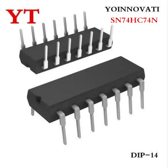 100 шт./лот SN74HC74N SN74HC74 74HC74 DIP14 IC лучшее качество