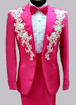 

Men Suit Tailor Made Bespoke Wedding Suits For Men Slim Fit Groom Tuxedos Men's Paillette costume male formal dress slim suits