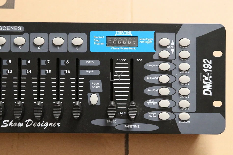 Бесплатная доставка 192 DMX контроллер для освесветильник сцены каналов DMX512 DJ