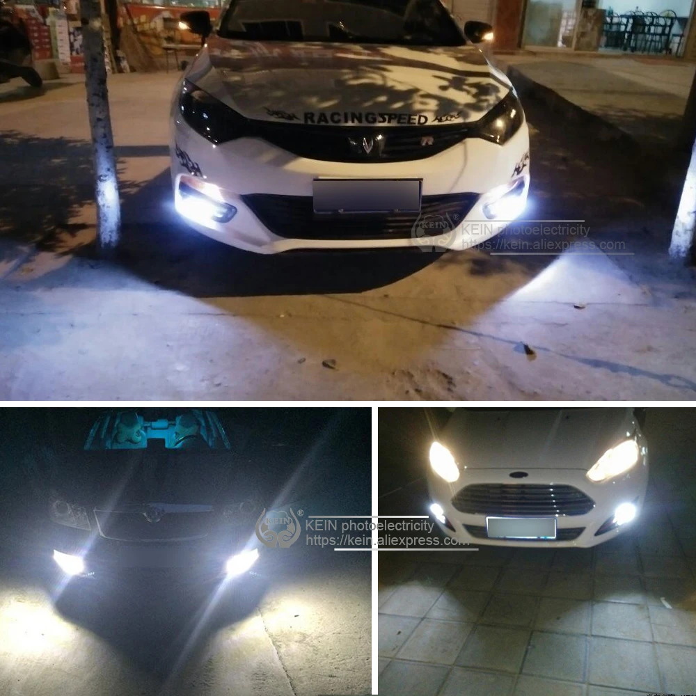 KEIN 6pcs h1 led h3 fog Bulbs 5050 13smd auto DRL Daytime Running External H1 Lights Lamp Vehicle 12V car styling white | Автомобили и