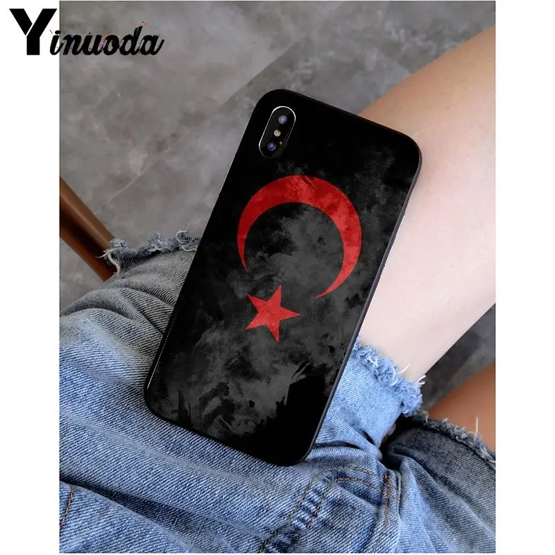 A13 Yinuoda флаг Турции волк ретроспективный телефон чехол оболочка для Apple iPhone 8 7 6 6S Plus X XS MAX 5 5S SE XR чехол - Цвет: A13