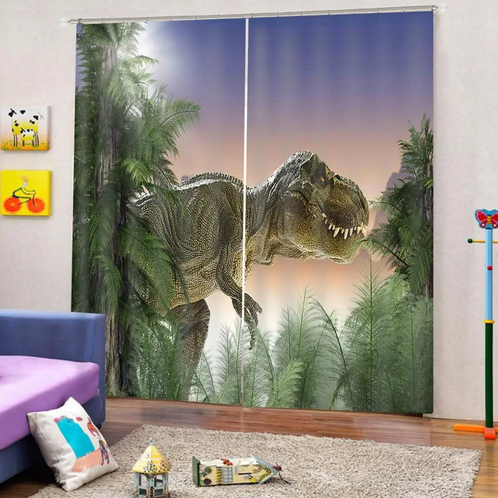 Роскошные занавески 3D затемняющие Оконные Занавески для гостиной Мультяшные
