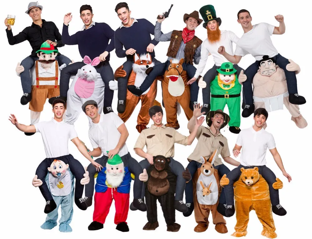 30 стильных костюмов Санта Клаус Октоберфест борода парень Косплей езда на