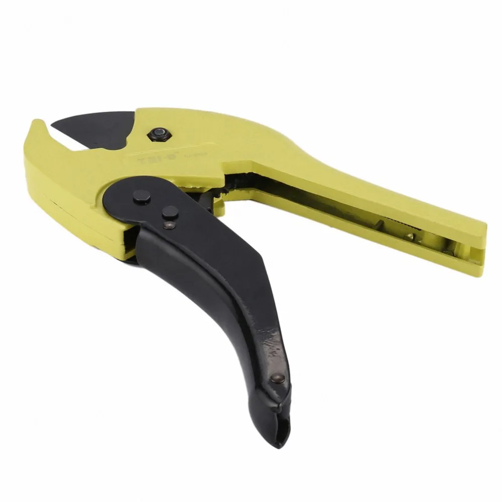 TU-6308 PVC Pipe Cutter 42mm Aluminum Alloy Body Ratchet Scissors Tube PVC/PU/PP/PE Hose Cutting Hand Tools | Инструменты