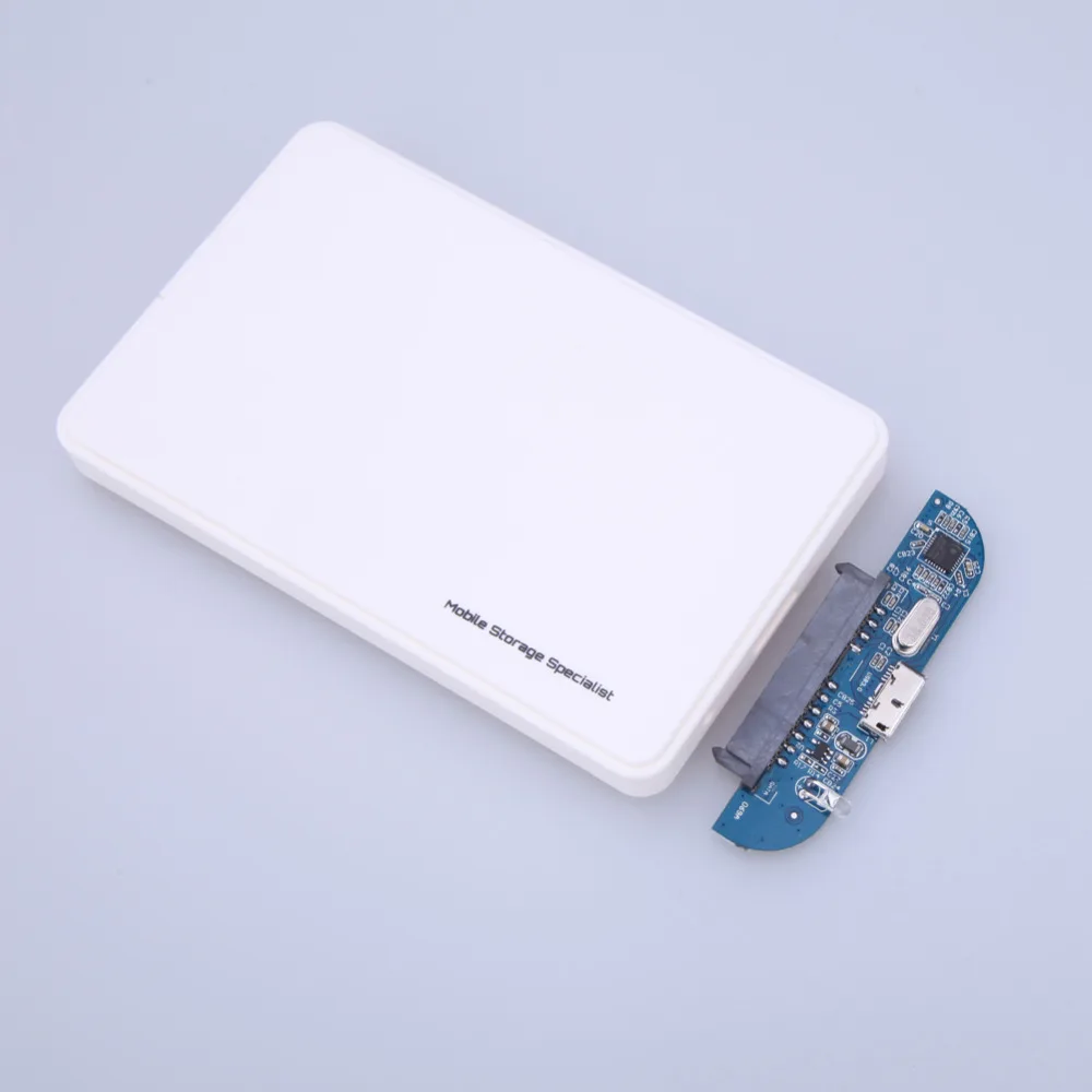 Белый корпус для жесткого диска SATAUSB 3 0 HDD внешний чехол 2 5 дюйма SATA мобильного |