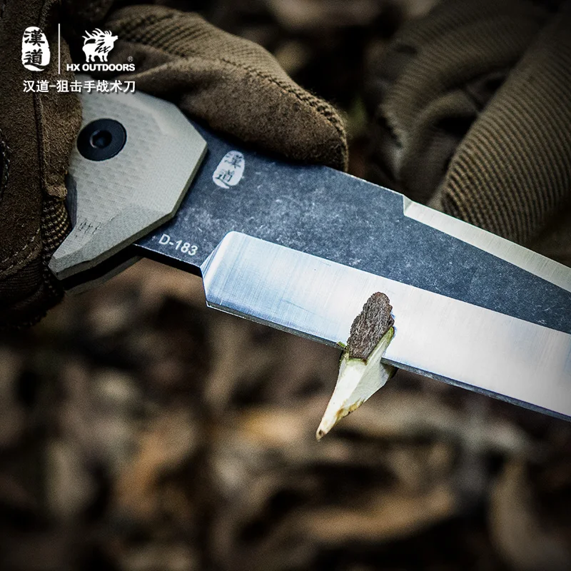 HX 7Cr17MoTactical ножи с фиксированным лезвием инструменты для выживания охотничьи
