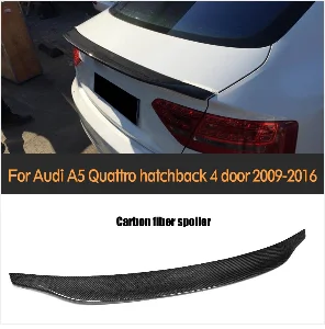 Углеродное волокно Авто сторона углеродная юбка Авто сторона фартук для Audi A5 4 двери 2010 2011