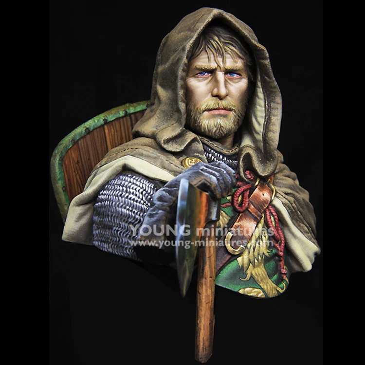 

1/10 EUROPEAN KINGHT 13th Century, Resin Model figure GK, Historical themes, Unassembled and unpainted kit