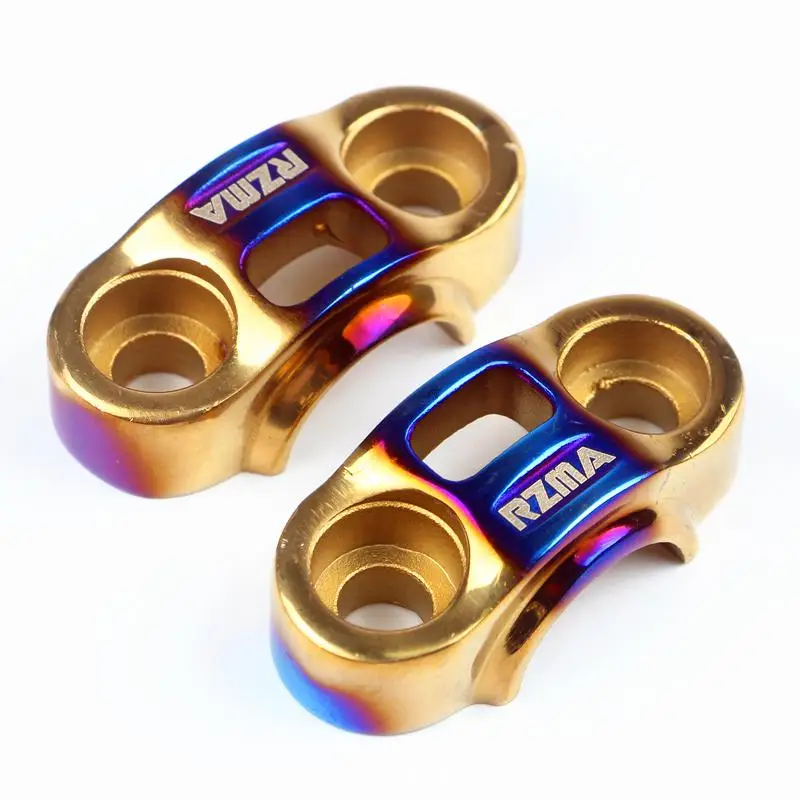 MID BLUE ONE PAIR Мотоцикл радиальных главный тормозной цилиндрический Зажим Руль исправить 15/16/17,5/19rcs для Adelin Frando Px1 7nb или больше - Цвет: MID BLUE ONE PAIR