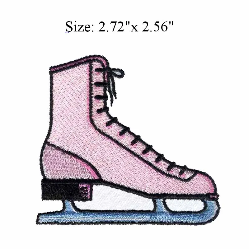 

Катание на коньках 2,72 дюйма, широкая вышивка, нашивка для катания на коньках, принцессы, фигурки, прыжки