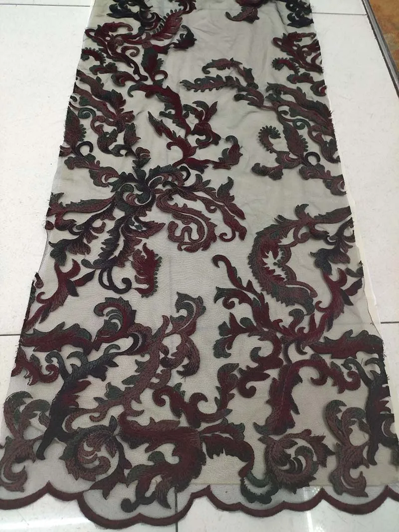 Высококачественная африканская хлопчатобумажная кружевная ткань 2018