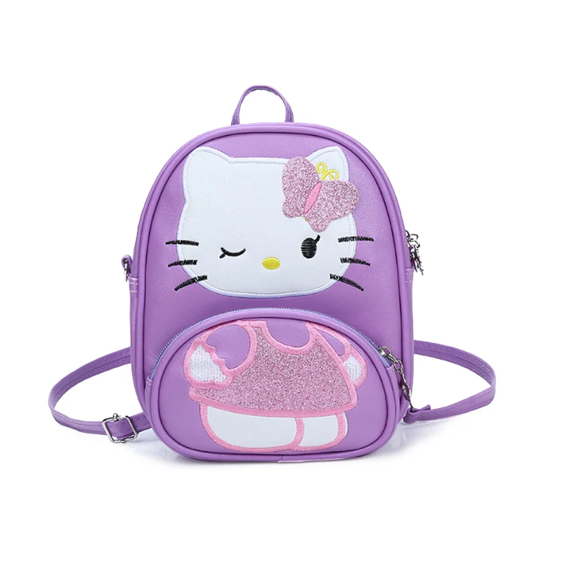 hello kitty Мышь Сумка детская школьная сумка для девочек рюкзак для детей девочек милые дети мальчик PU мультфильм сумки для детского сада - Цвет: C